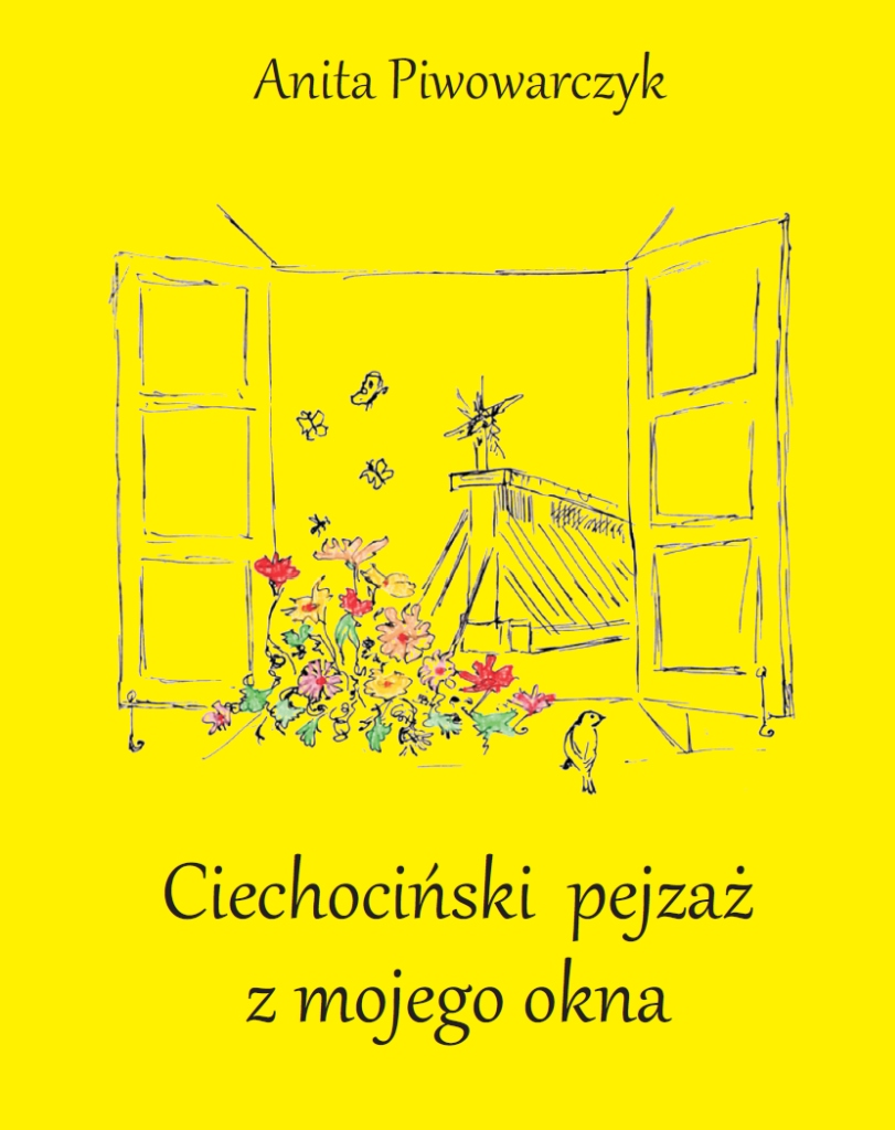 Okładka zbiorku Ciechociński pejzaż z mojego okna